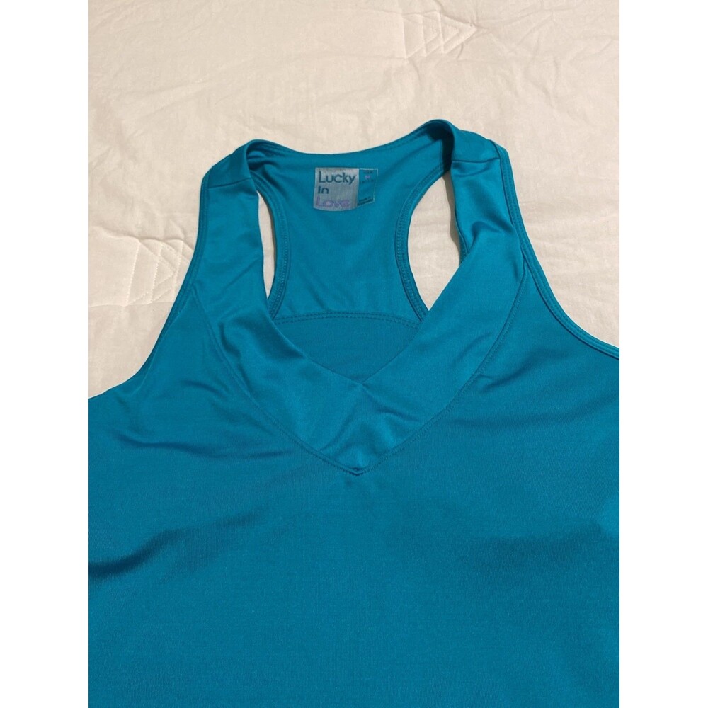 Lucky in love Tennis Tank Top M - Picture 3 of 6